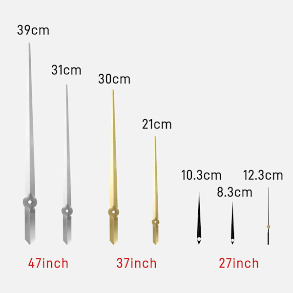 3D Stor Väggklocka DIY Akryl Spegel Klocka Dekal Överdimensionerad Klocka Klockor Europa Horloge Vardagsrum Heminredning Flera Stilar Svart D Black D 47 inches (80-120cm)