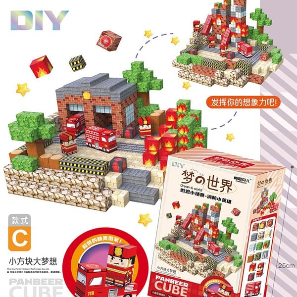 Mini Micro Scene Byggeklodser | Detaljeret Diorama Model Kit**G Magic Candy House G Magic Candy House