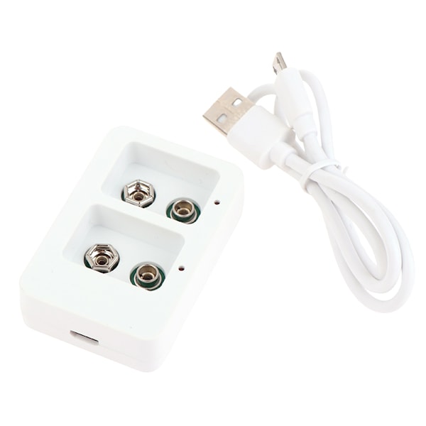 1 st 2-plats 9V Smart Snabb Batteriladdare