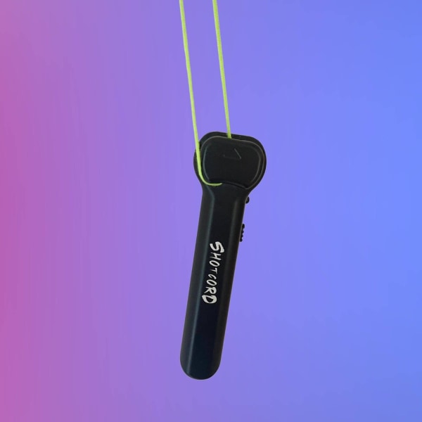HETT NYTT String shooter lyser i mørket loop svart lys lasso flow rave leketøy，blå