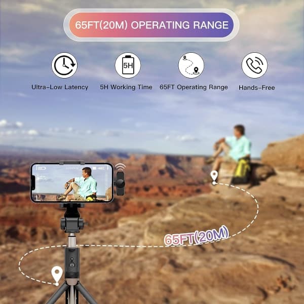 Trådløs Lavalier-mikrofon til Android-telefon, Plug-Play CDQ