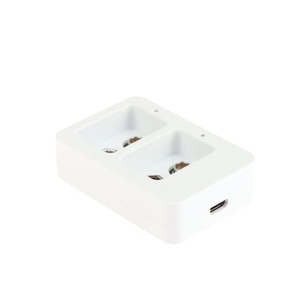 1 stk. 2-plads 9V Smart hurtig batterilader