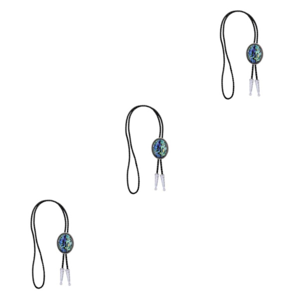1/3 Bolo-solmio Naiset Miehet Western Cowboy PU-solmio Halloween 3PCS