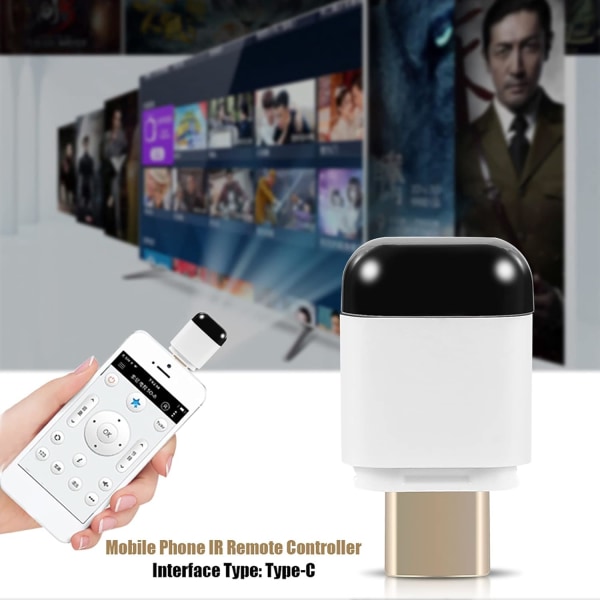 USB C Ir Blaster Infraröd Adapter för Android Telefon Trådlös Fjärrkontroll Typ Rf Universal Mobiltelefon Ir Kontroll Fjärrkontroll