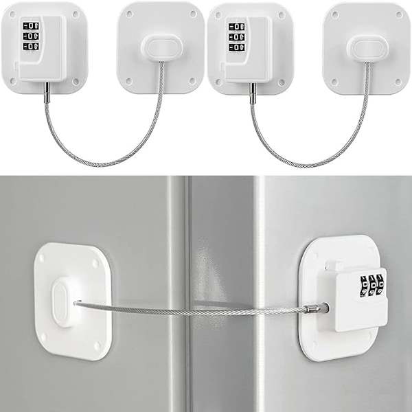 2-pack refrigerator lock - Combination lock for refrigerator