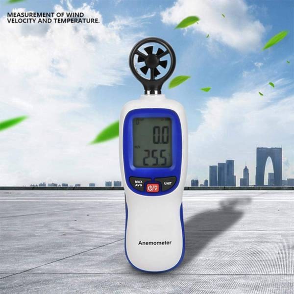 #Instrumentti anemometri, joka mittaa tuulen nopeutta#