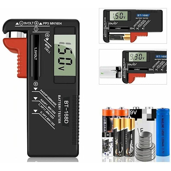 Digital Battery Tester, Universal Battery Tester, Battery Tester,