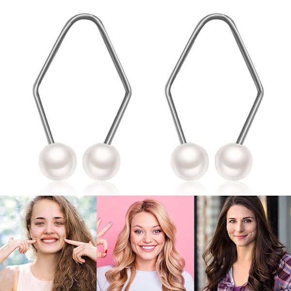 1 par Dimple Trainer Dimple Maker for kinnene BLÅ blue