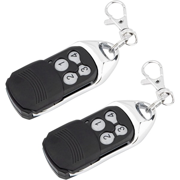 Normstahl Crawford EA433 2KS/4KS Handheld Transmitter - 2-Pack - 433.92MHz Scroll Code Remote Control