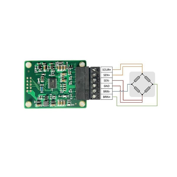 Ad7190 Adc Højpræcisions Deformationsmålingsmodul 24-bit Trykmålingskortmodul Deformationsmåling