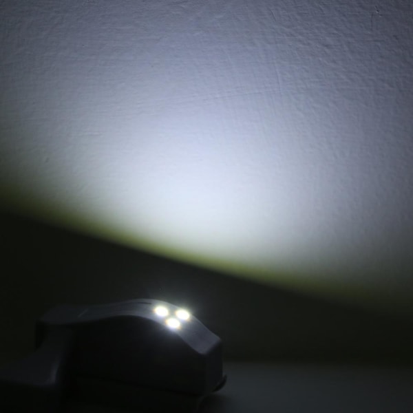 10 kpl LED-anturi saranat valot keittiön kaappeihin, vaatekaappeihin, valkoinen - WELLNGS White White 10pcs