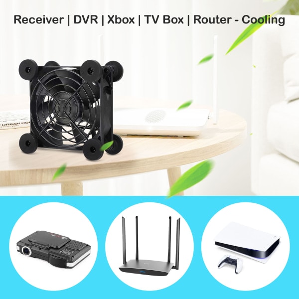 TG 80mm fläkt USB-drivna fläktar Tyst dator kylning 5v fläkt kompatibel