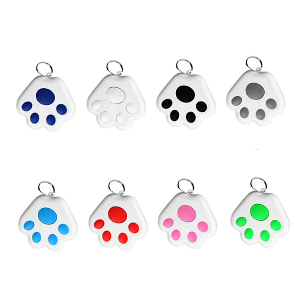 GPS Tracker Mini GPS Tracker Locator Bärbar Bluetooth Intelligent Anti-Lost Trådlös Enhet Finder Barn Resväska Husdjur Set-Röd