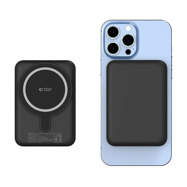 Tech-Protect 5000 mAh MagSafe Powerbank LifeMag Musta