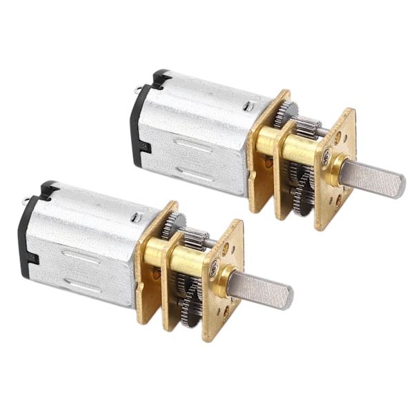 2 stk. Gearmotor DC 6V 200RPM Hastighedsreduktion 3x8 Aksel Gearmotor til RC Bil Legetøj