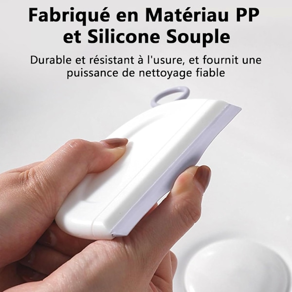 2 stk Mini Glas Razor, Mini Bruse Razor, Små Razor til Brusebad, Glasrenser til Brusebad, Multifunktionel Brusebad