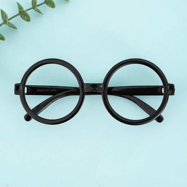 Halloween sorte runde Harry Potter briller uden glas