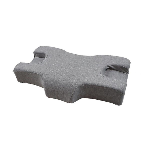 Anti-rynkor Nackskydd Skönhetskudde Hotell Skönhetssalong Långsam Rebound Memory Foam Kudde Light gray sweater cotton