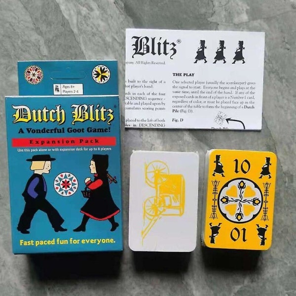 Dutch Blitz Kortspil Grundlæggende Udvidelsespakke Dutch Blitz Basic