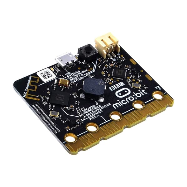 Uppgraderad BBC Micro bit V2.2 med kapacitiv beröringssensor och BLE5.0 för barn - LED-indikatorhögtalarmikrofon - Programmerbar