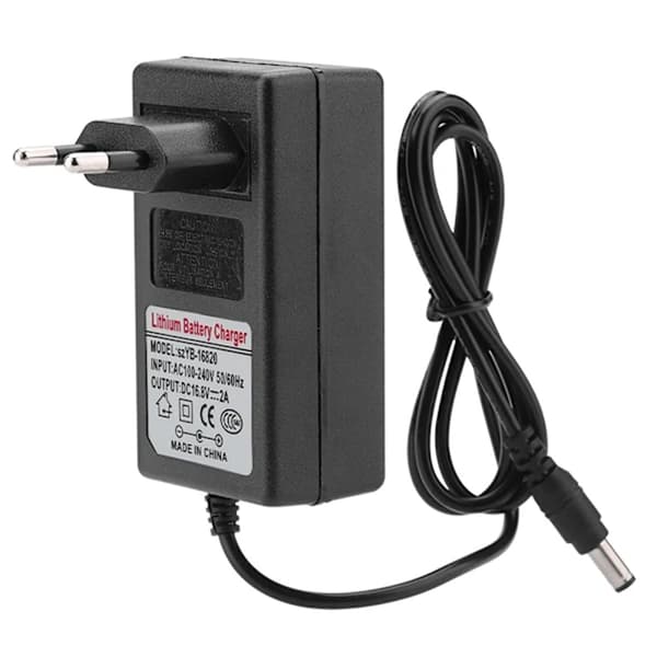 AC100-240V DC 16.8V 2A Erstatningsstrømadapter for litiumbatterilader - Sikker ladeløsning 16.8V2A