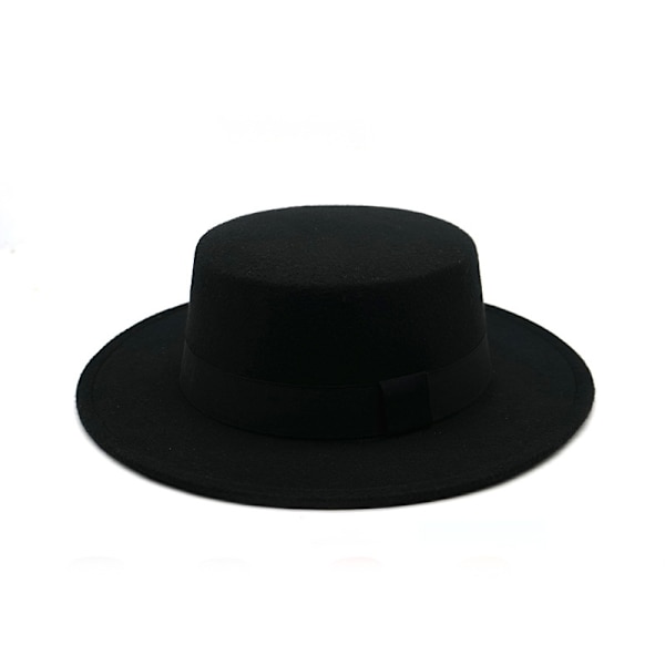 Fedora hat til mænd, Trilby filt hat til kvinder, Bredbremmet Panama hat Unisex