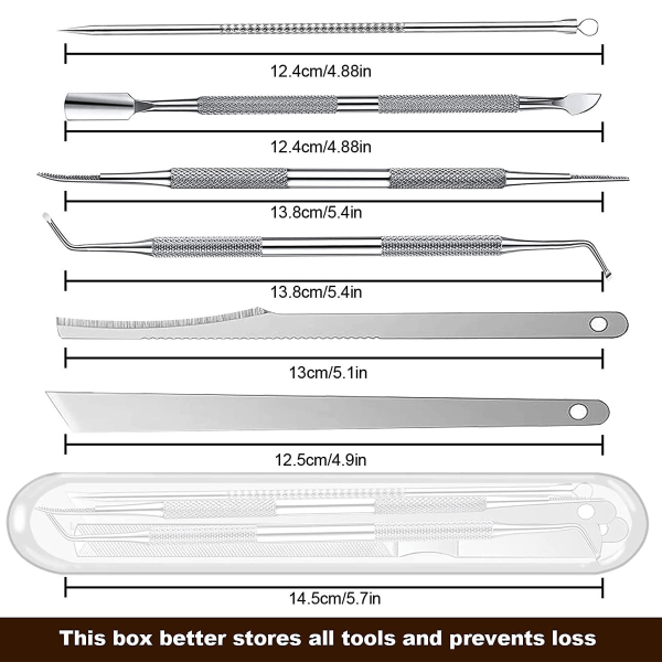 Inngrodd tånegl pedikyrverktøysett 7stk negle manikyrsett