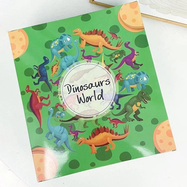 Dinosaurie Adventskalender för Barn 2024, 24 Dagars Nedräkning Dino Kalender Leksak, Adventskalender, Julgåva