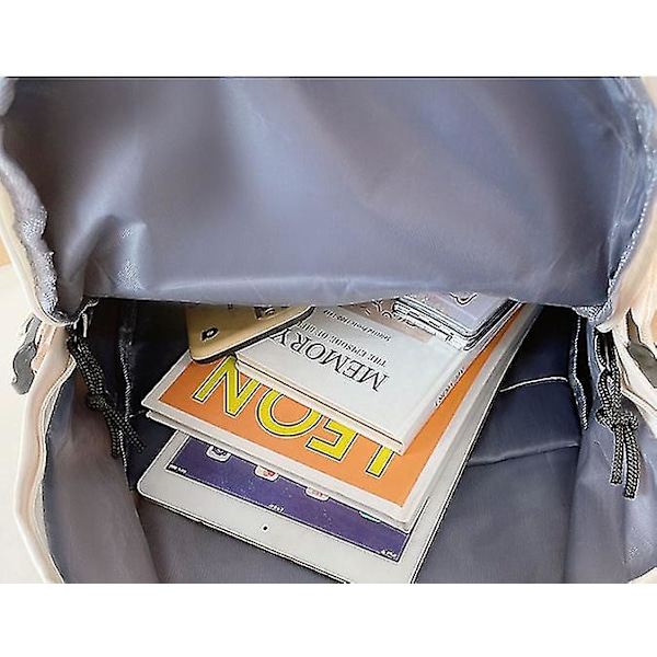 Svartrosa Ryggsekk Laptop Bag Skole Bag Bok Bag style 4