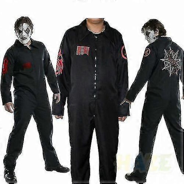 Ribbon Slipknot Cosplay Kostume Løst Jumpsuit Halloween M