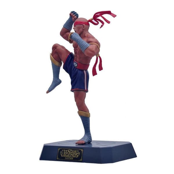 20 cm Spilfigur Lee Sin PVC Action Figur Den Blinde Munk Colle