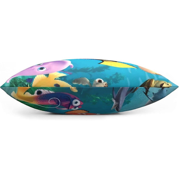 Mjuka kuddfodral med motiv av Hitta Nemo 45 X 45 cm fyrkantiga kuddfodral Bekväma dekorativa kuddfodral Lyxigt överdrag för soffa sovrum med i