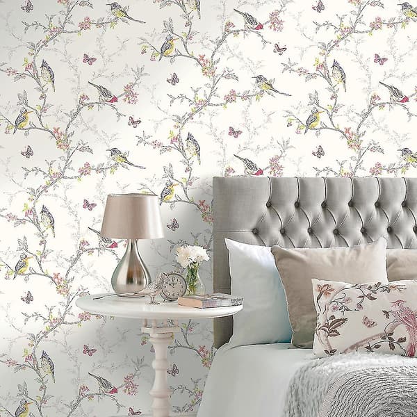 Phoebe Linnut Tapetti Holden White