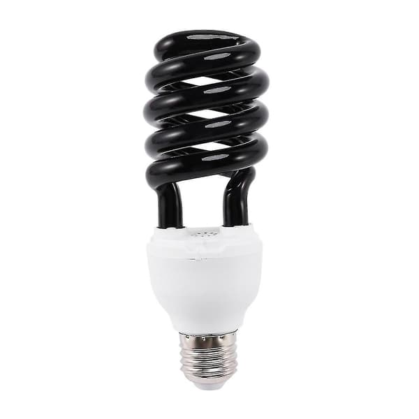 2x E27 40w UV Ultraviolet Fluorescerende Sortlys CFL Pære 220v Form: spiral Watt Volt-Excellence