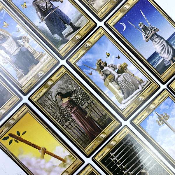 Billednøgle Tarotkort Profeti Spådom Dæk Familie