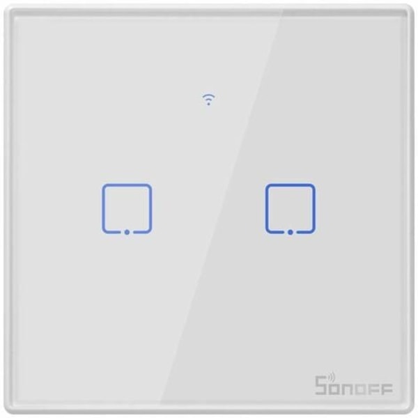 Sonoff T2 US 2C wifi älykäs seinäkosketuskytkin älykodin äänikäyttöön