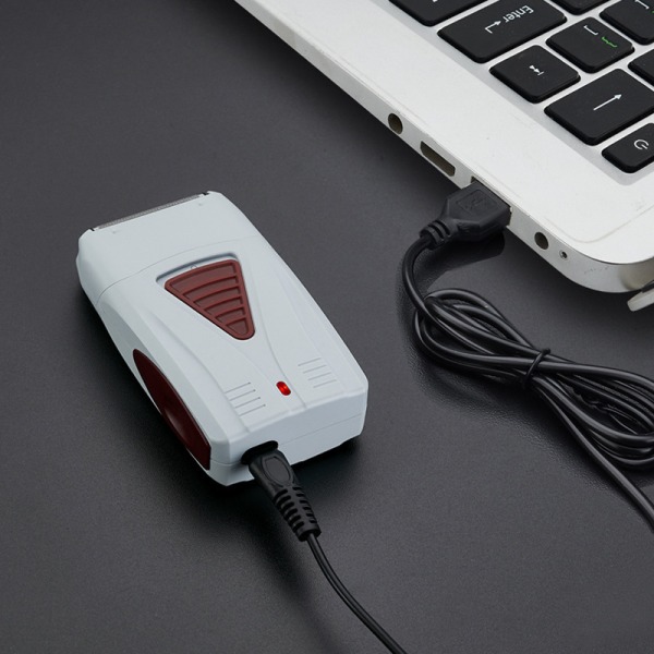 USB-ladattava sähköparranajokone miehille, kaksoiskäyttöinen sähköparranajokone H-trimmeri