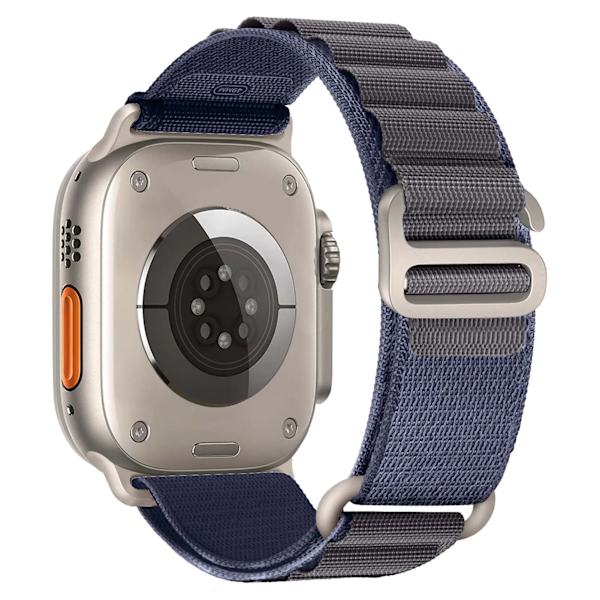 Alpin loop för Apple Watch band 49mm 44mm 40mm 45mm 41mm 42mm 38mm 49 44 45 mm armband iWatch series 7 6 3 se 8 Ultra 49 band New Blue New Blue 42 44 45-ultra 49mm