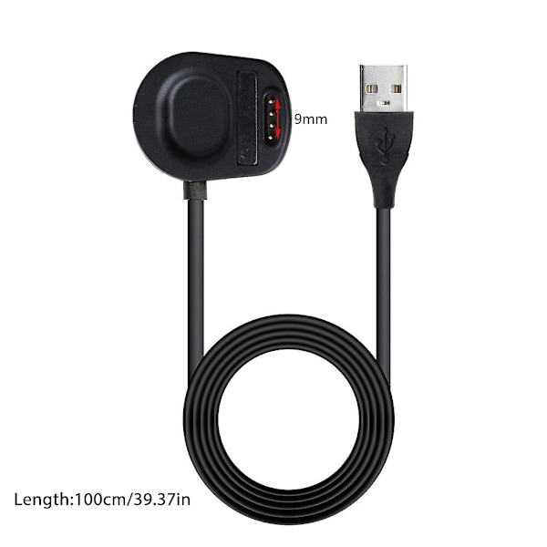 Bærbar USB-lader Magnetisk strømadapter Ladekabelledning for Suunto7