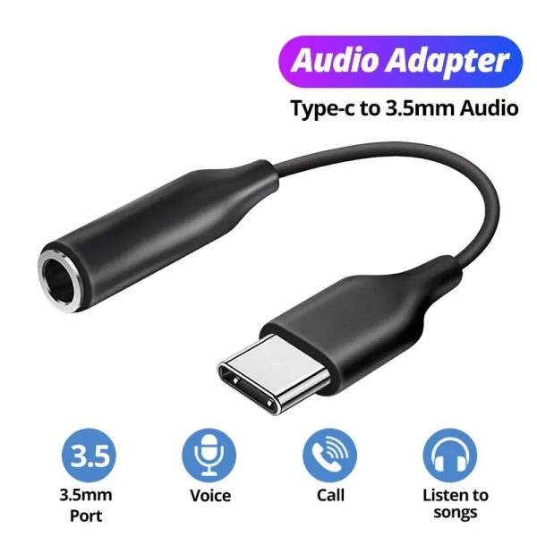 Cable audio USB Type-C to price socket 3.5 mm, adapter for ecouteurs, converter for Samsung, Huawei, Xiaomi