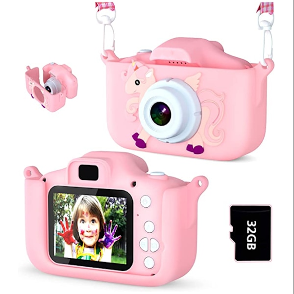 Kamera til børn, 2,0 tommer digitalkamera til børn, mini