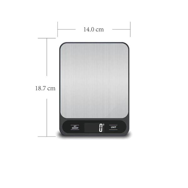 Digital köksvåg i miniformat, 15kg(BT)