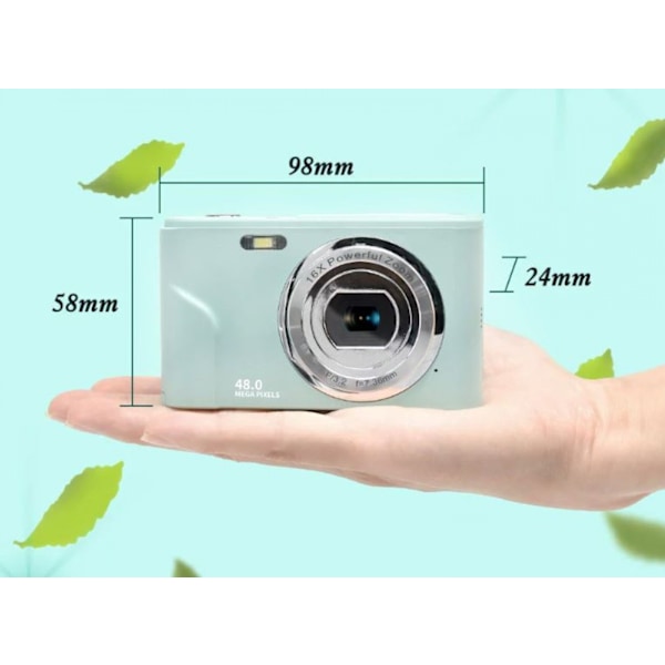 Digitaalinen kamera 1080P HD -kamera Digitaalinen 2,8 tuuman LCD-kompaktikamera digitaalinen kamera