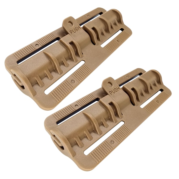 2 stk JCPC C-vest Molles system Qd adapter, hurtigudløsningsbeslag til taktisk vest 0.05 Army Green Short