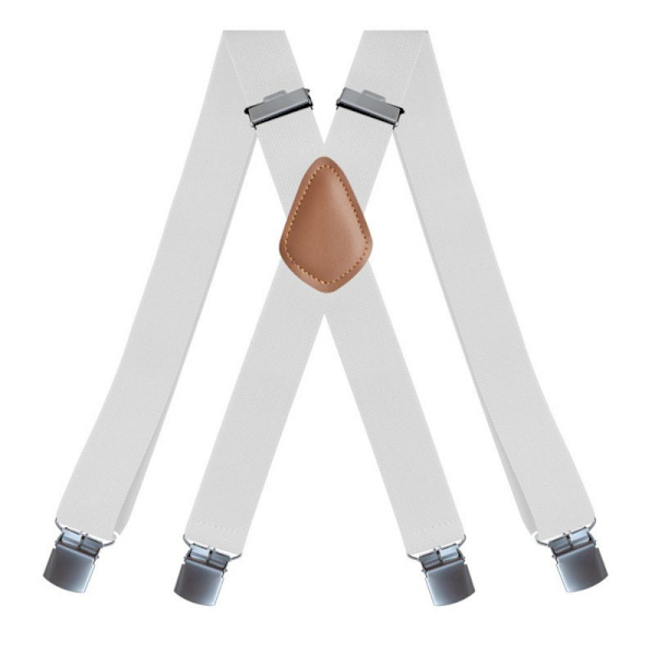 Herre seler - brede seler, X-formede seler White