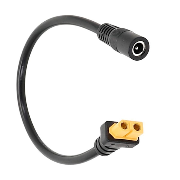 XT60/T-liitin naaras-uros 5,5x2,5 mm liittimeen Akun lataussovitinkaapel null - FF 0.04