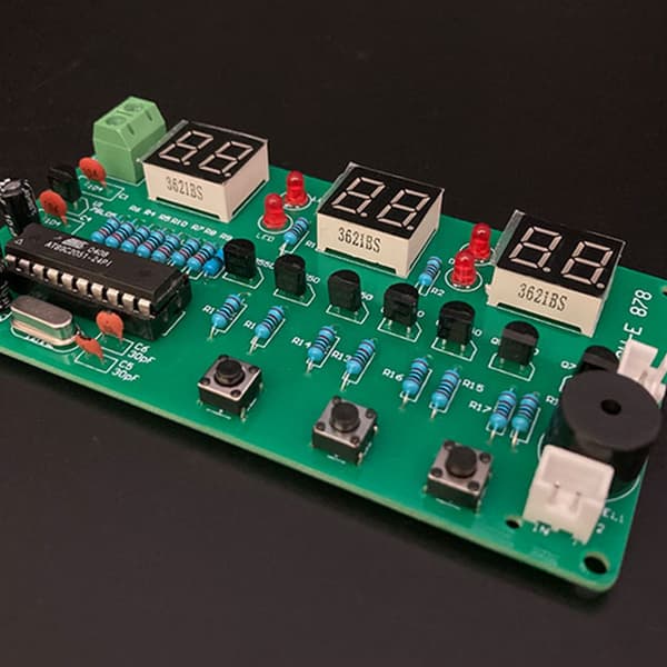 DIY-kit AT89C2051 Elektronisk klocka 6-bitars digitalt rör LED-display svit elektroniska moduler del och komponent DC5V-12V
