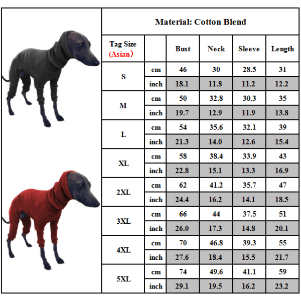 Talvinen koiran takki Tiukka huppari Whippet musta black S