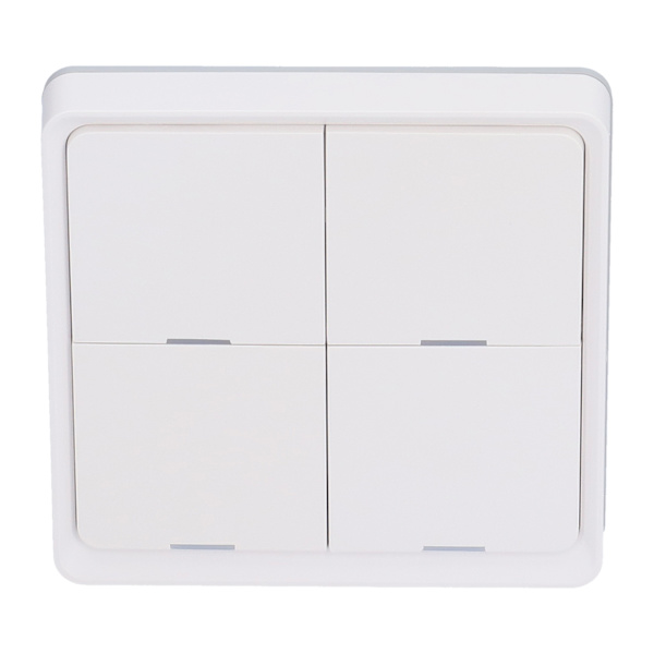 4-vägs trådlös scenomkopplare för ZigBee WIFI 2.4GHZ Intelligent