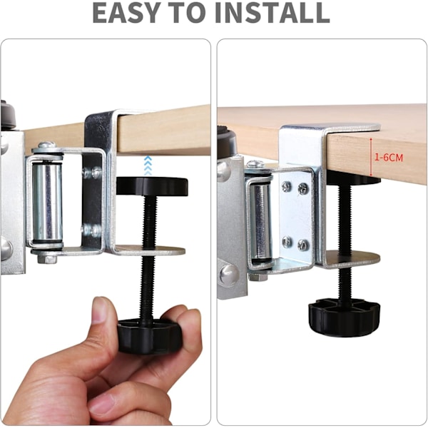 Ergonomiset käsinojat työpöydälle, 180° kääntyvä rannetuki, E